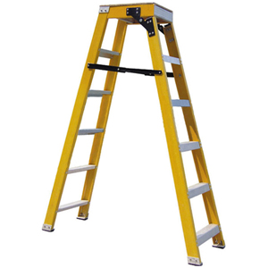 玻璃钢可折叠双侧平台梯