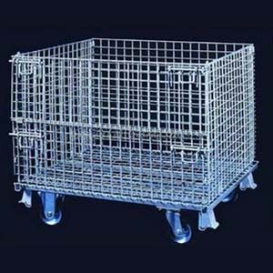 折叠式丝网载物台车 W-1-3