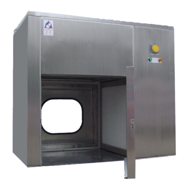 傳遞箱連吹塵裝置