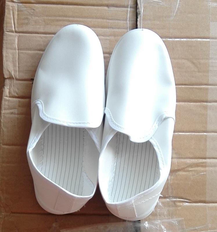 PVC防靜電帆布中巾鞋